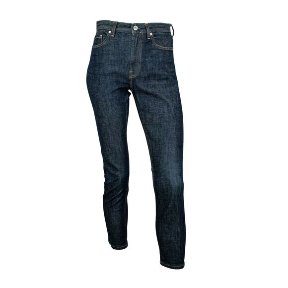 EVERLANE High Rise Ankle Denim Jeans Raw Indigo Women's Size 25 - Picture 1 of 10